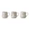 Hello Honey® Beige Handpainted Underglaze Stoneware Mug Set